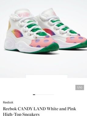 Reebok Kids' Candy Land Limited Edition High-Top Sneakers